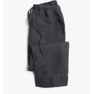 Parachute Dark Grey 100% European Flax Linen Lounge Pants Size S